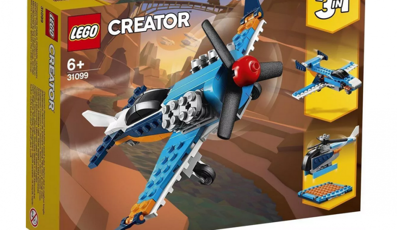 Lego Creator 3w1 Samolot Śmigłowy
